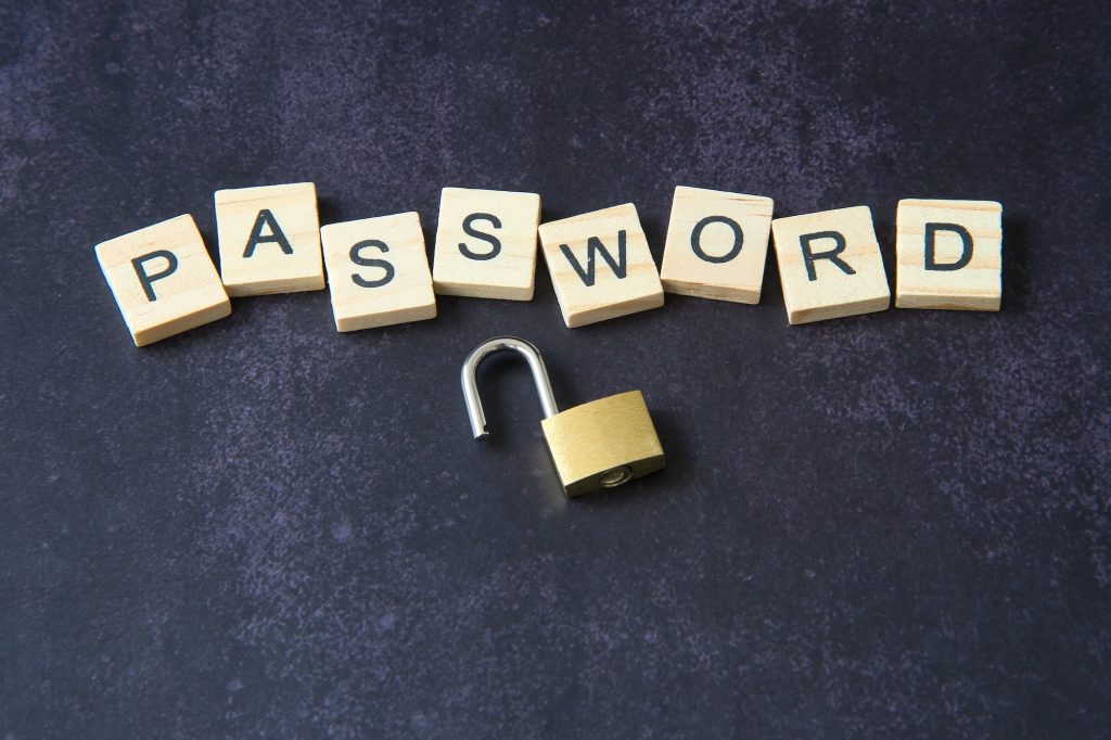 Internet Network Security Concept. Cyber security. Password
